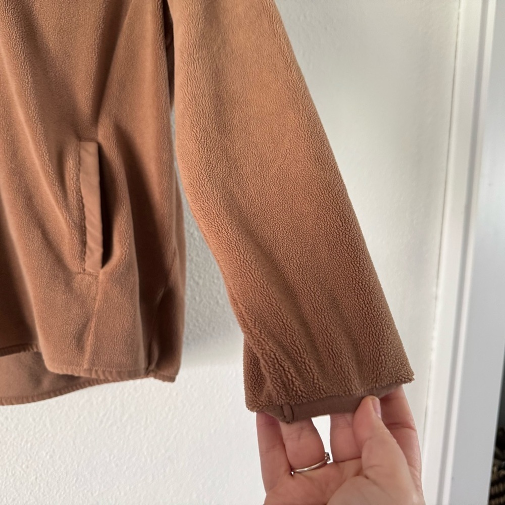 Midweight Snap Fleece Pullover Medium Brown Gorpcore Hygge 32 Degrees Heat - Picture 6 of 16